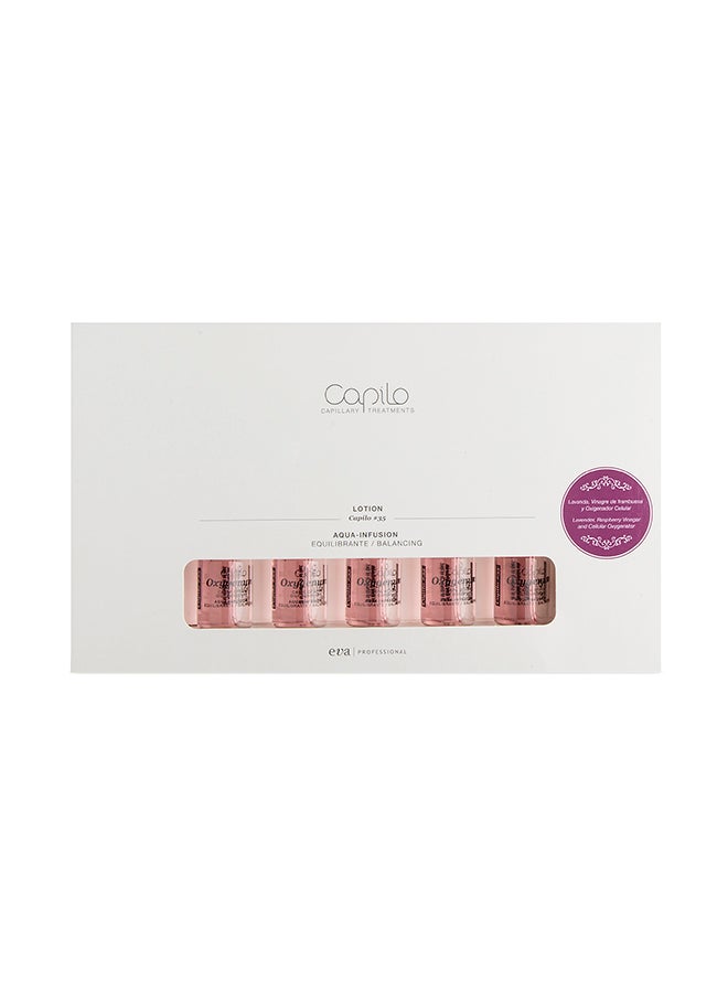 Pack of 10 - Capilo Aqua-Infusion Oxygenum #35 10*7ml
