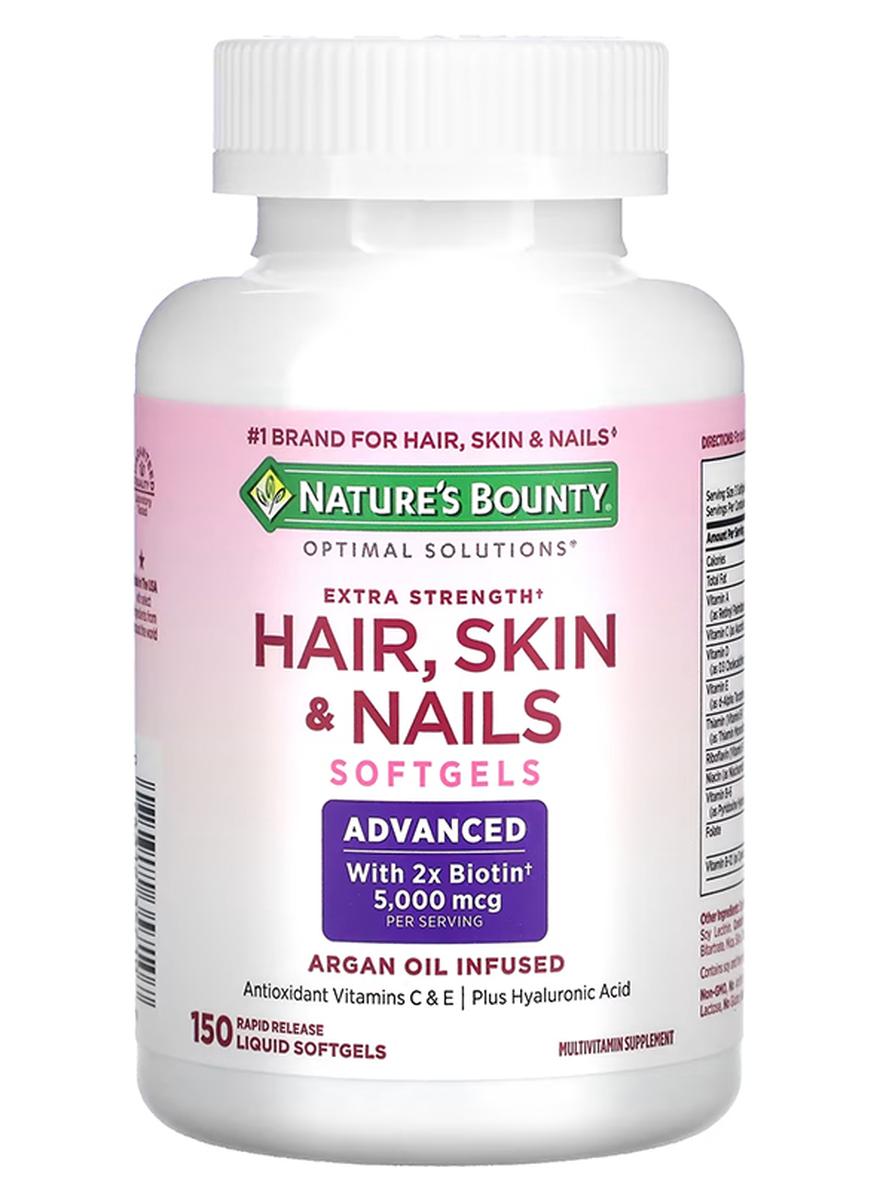 150-Piece Extra Strength Hair, Skin And Nails Softgels