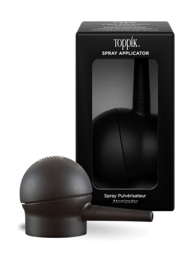 Spray Applicator Precision Nozzle for Hair Fiber Application, Easy Root & Hairline Coverage for Thinning Hair, Works with Toppik Hair Fibers - Black