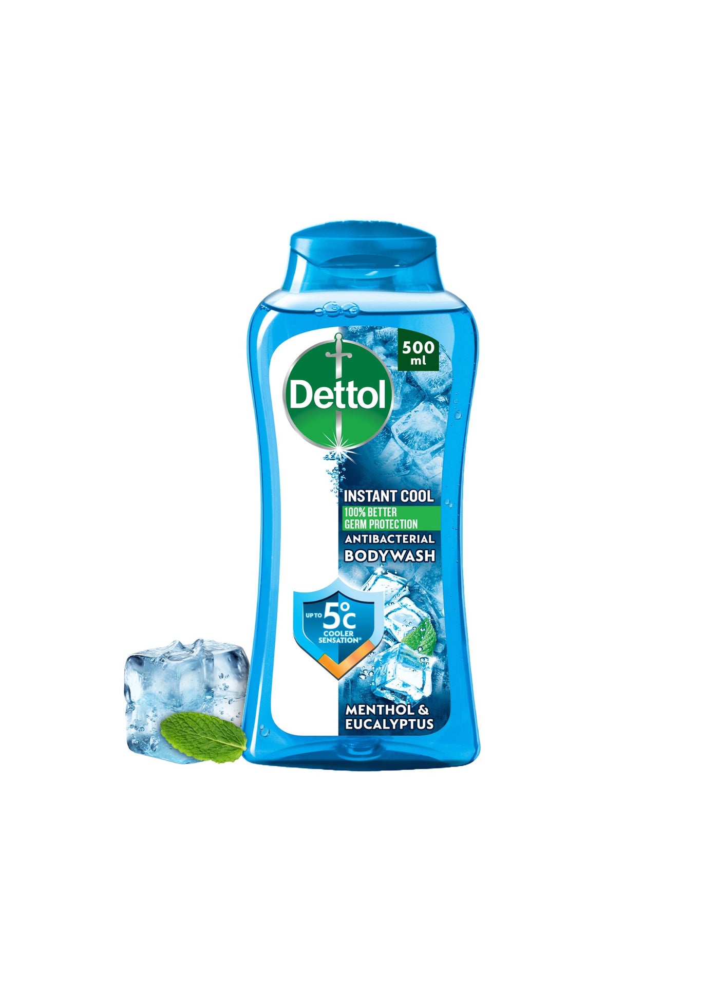 Cool Antibacterial Body Wash, 500ml