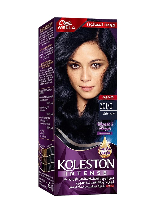 Koleston Intense Hair Color Blue Black 301/0 - image 3