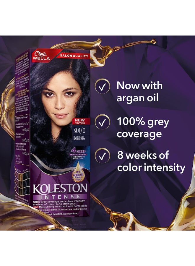 Koleston Intense Hair Color Blue Black 301/0 - image 7