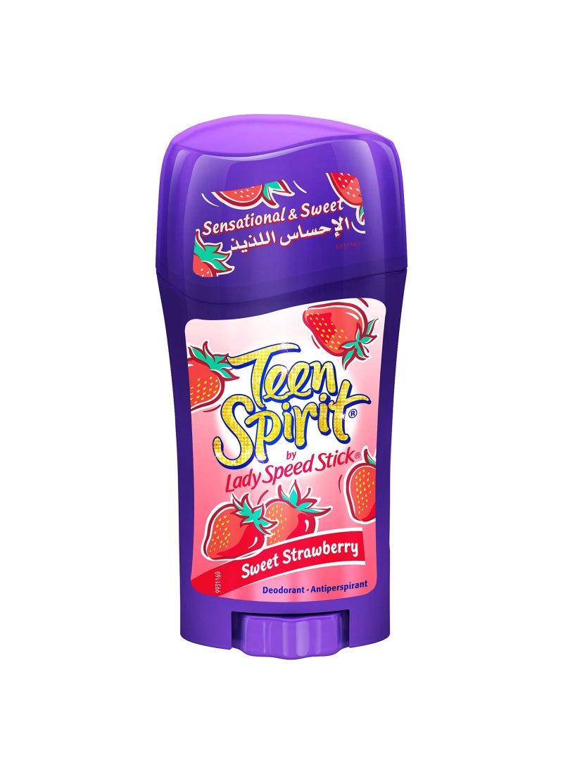 Teen Spirit Sweet Strawberry Anitperspirant Deodorant Sweet Strawberry 65grams