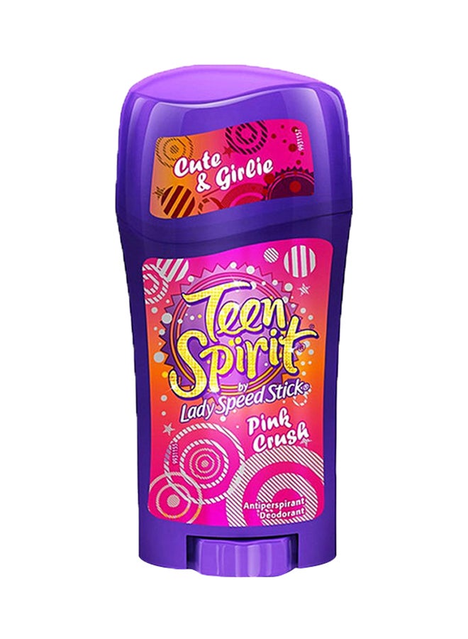 Teen Spirit, Antiperspirant Deodorant, Pink Crush Pink 65grams