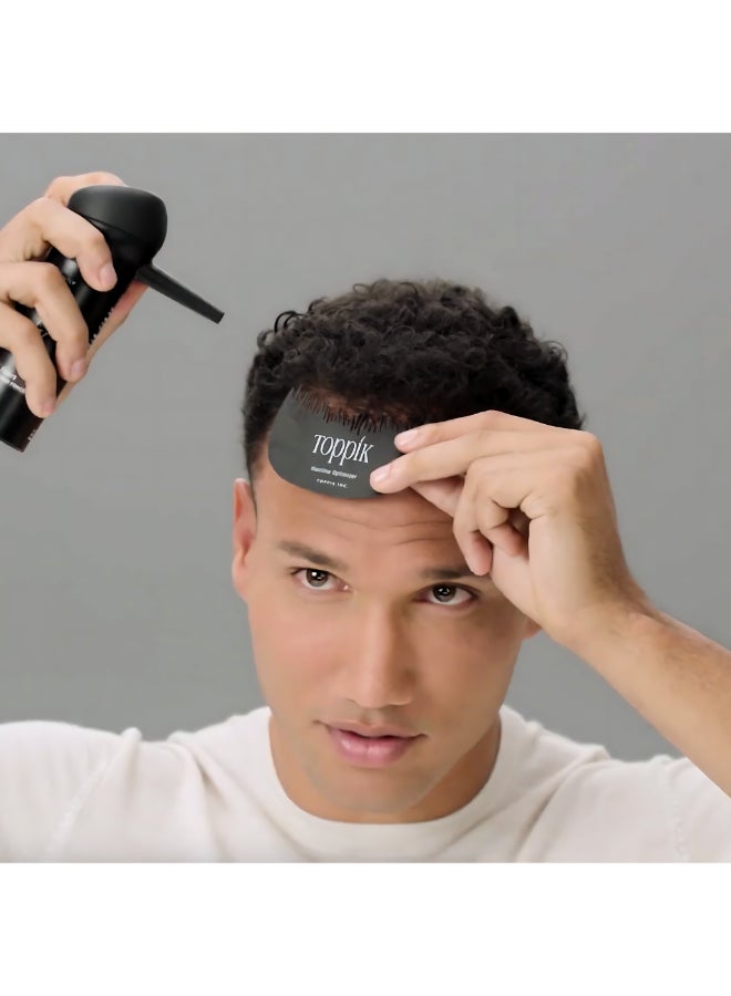 Hairline Optimizer Comb  Precision Application Tool For Thinning Hair – Enhances Hairline with Natural Finish, Easy Hair Fiber Application for Men & Women - Black - image 3