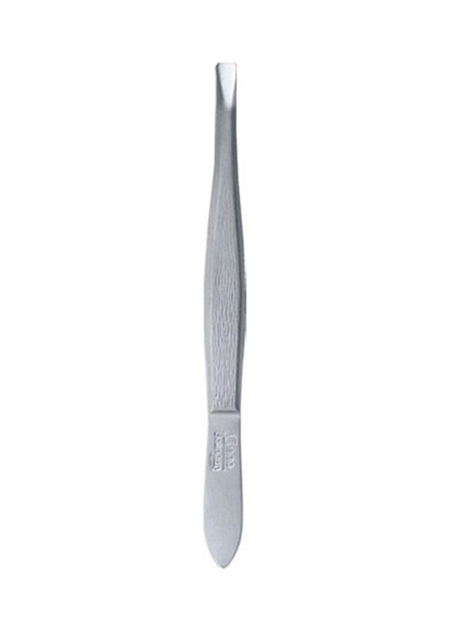 Solingen Straight Matte Chromium Tweezer Silver