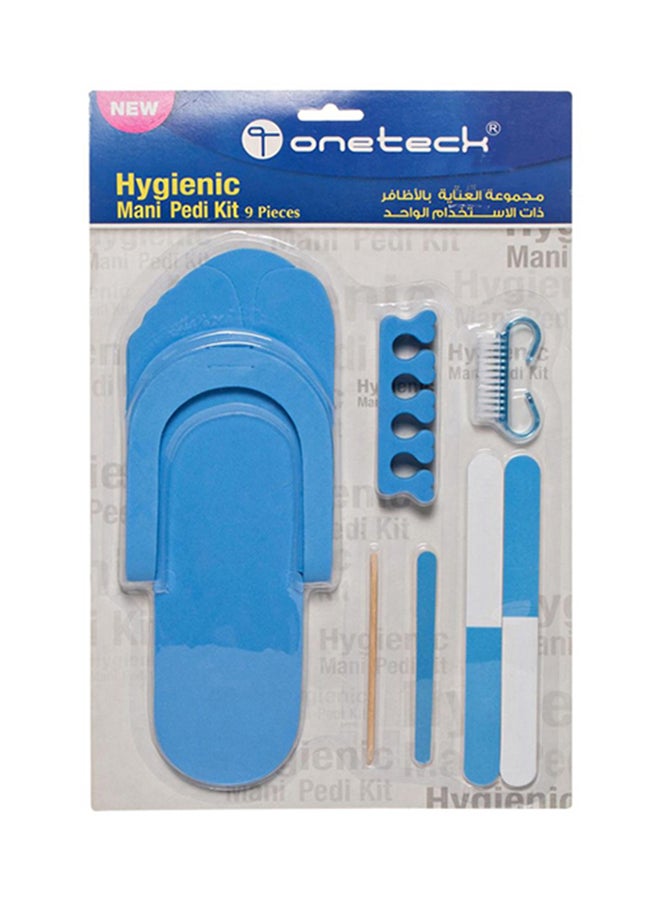 Manicure And Pedicure Kit Blue/White