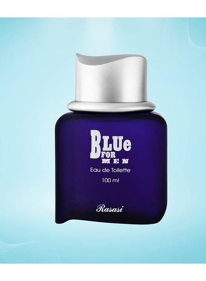 Blue For Men Eau De Toilette Perfume 100ml - image 2