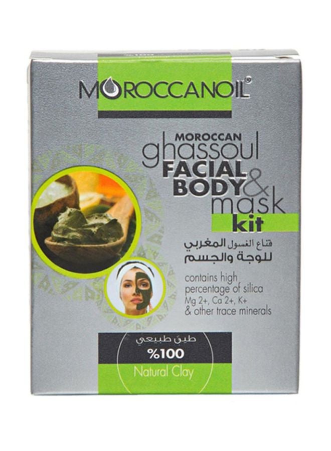 Ghassoul Facial Oil And Body Mask Kit 40ml