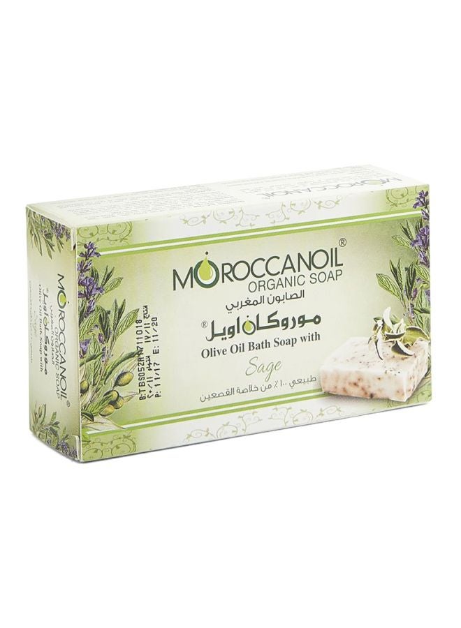 Olive Oil Bath Soap With Sage Herbs 100grams