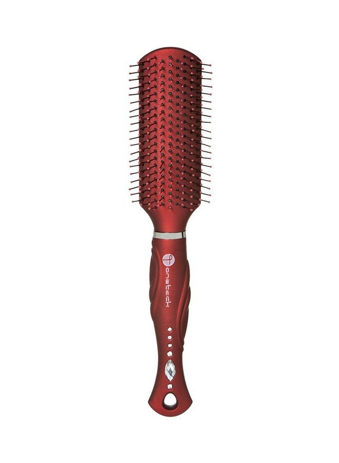 Hair Brush Black/Red