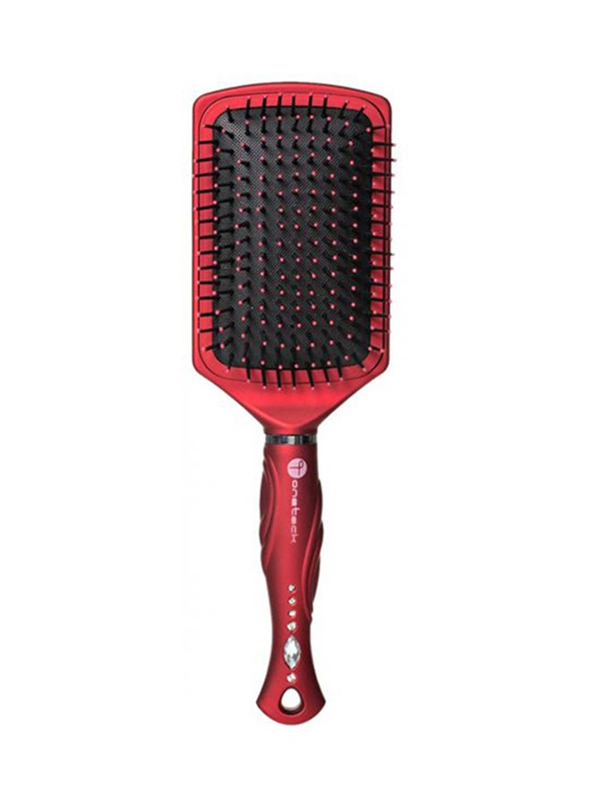 Paddle Hair Brush Black/Red