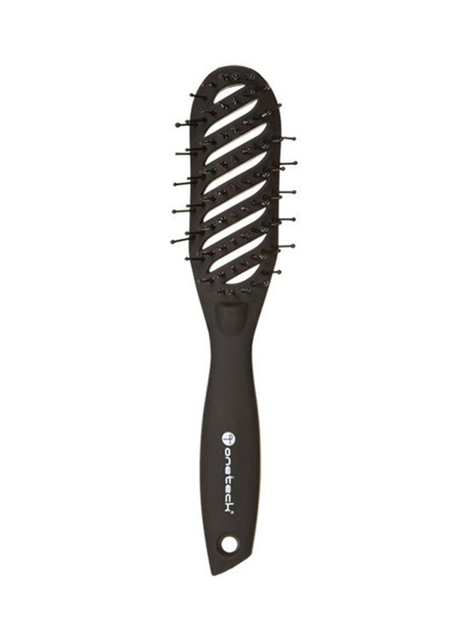 Vent Hair Brush Black/White