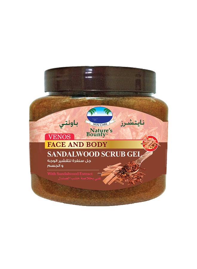 Venos Facial Scrub With Sandal Wood 600ml