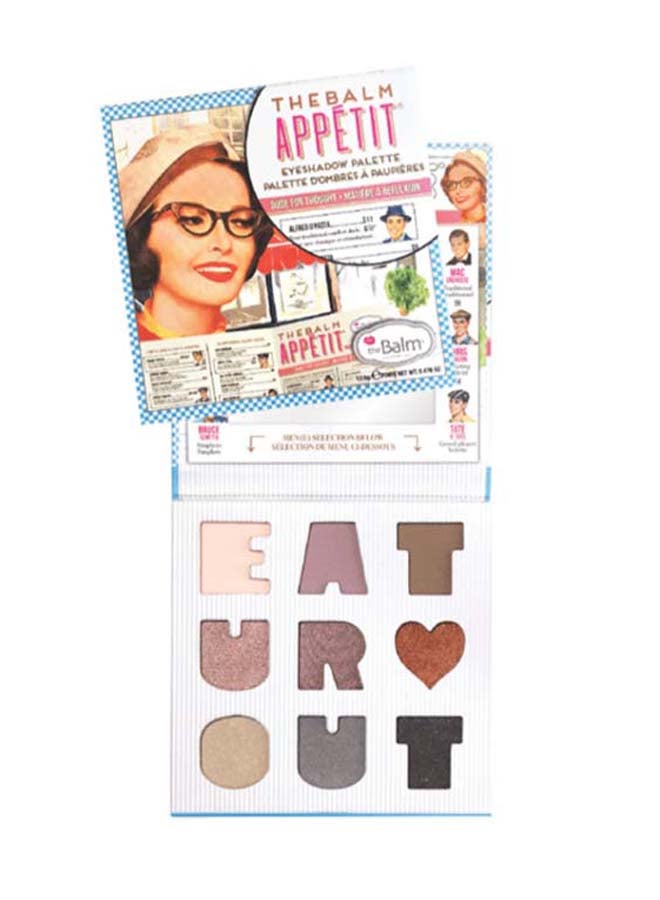 Appetit EyeShadow Palette Grey/Beige/Brown