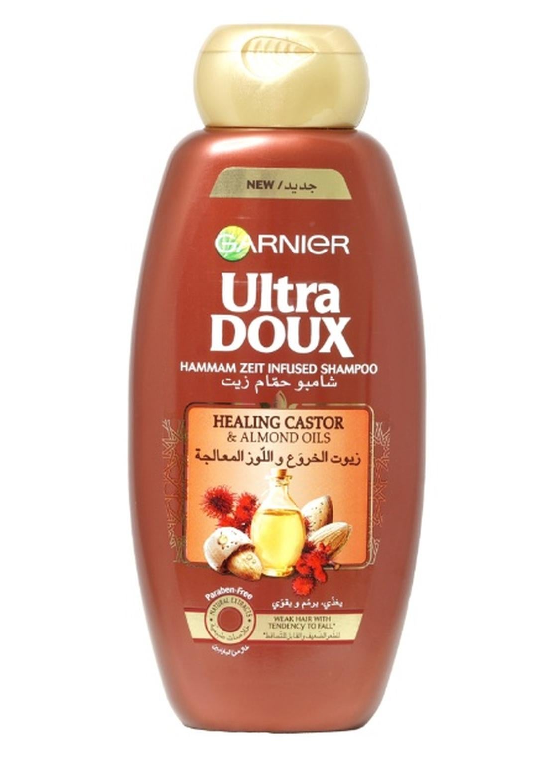 Ultra Doux Hammam Zeit Infused Shampoo Restoring Castor and Almonds Oil 400 ml