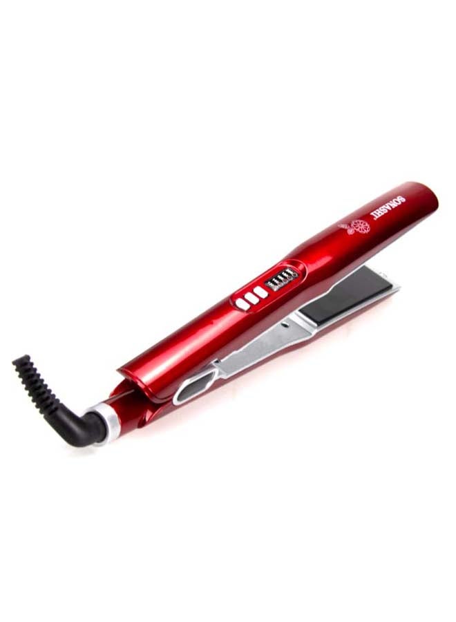 Powerful 2000W Professional Hair Dryer With Ceramic Hair Straightener SHD-3032 + SHS-2042 Bundle Glossy Red - image 4