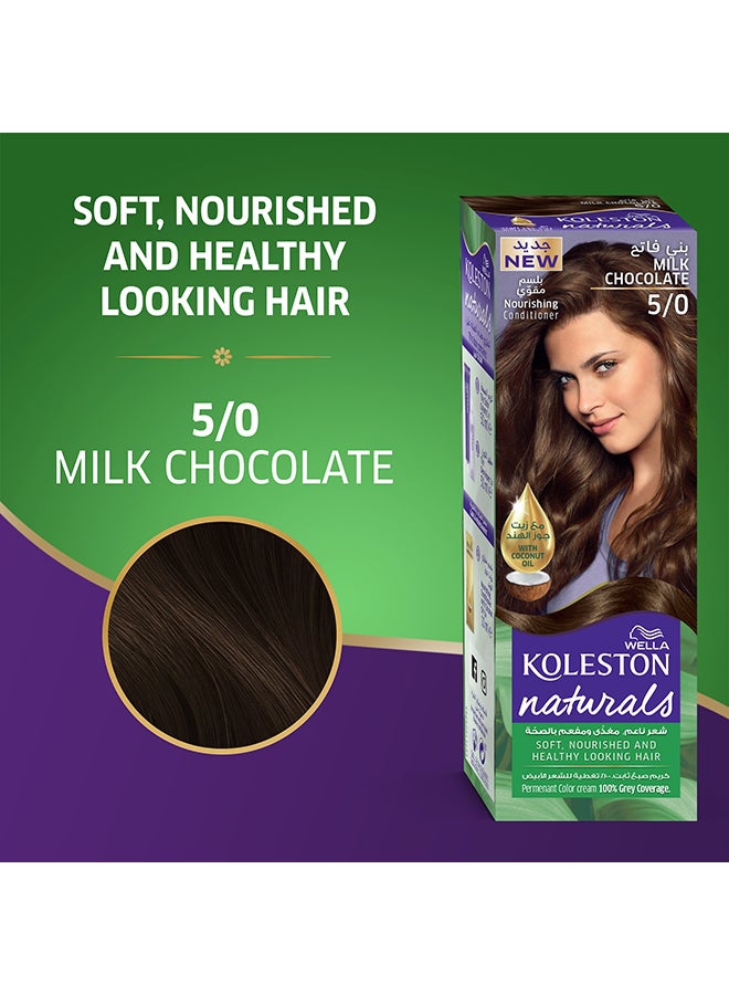 Koleston Naturals Hair Color 5/0 Milk Chocolate - image 2