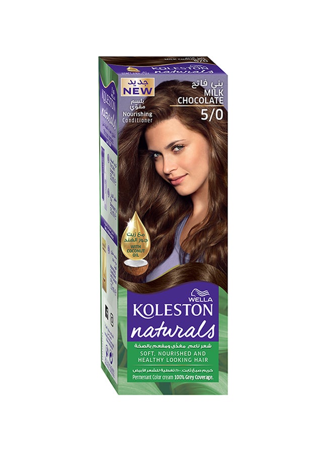 Koleston Naturals Hair Color 5/0 Milk Chocolate