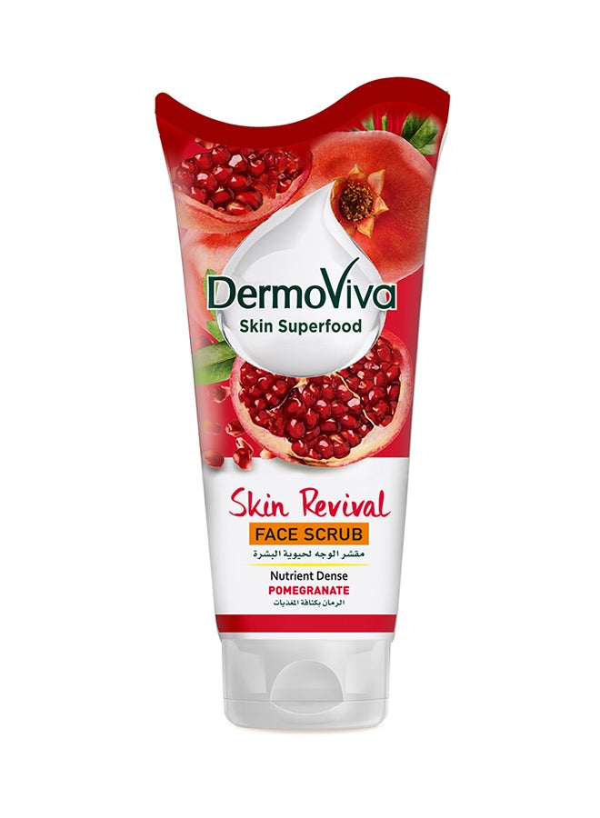 Skin Revival Pomegranate Exfoliating Facial Scrub For Bright Skin 150ml