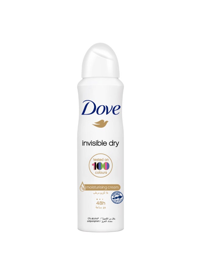 Women Antiperspirant Deodorant Spray Invisible Dry Invisible Dry 150ml