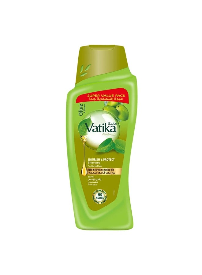 Nourish & Protect Shampoo, with Olive & henna ,700 ml