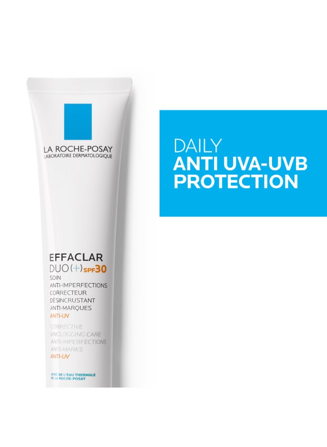 Effaclar Duo+ Spf30 Treatment Cream For Oily And Acne Prone Skin 40ml - image 3