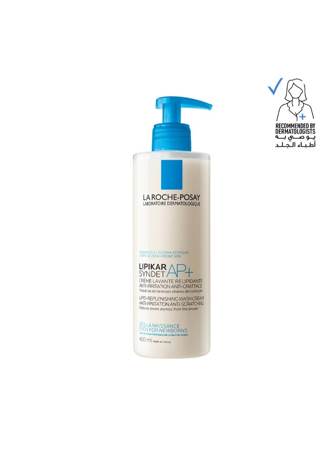 Lipikar Syndet Ap+ Body Wash For Eczema Prone Skin 400ml
