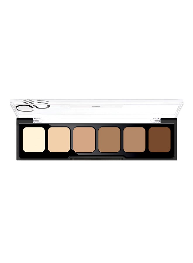 6-Color Correct And Conceal Concealer Cream Palette 02 Multicolour