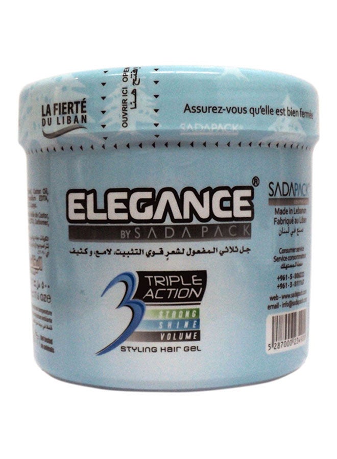 Triple Action Styling Hair Gel Blue 500ml