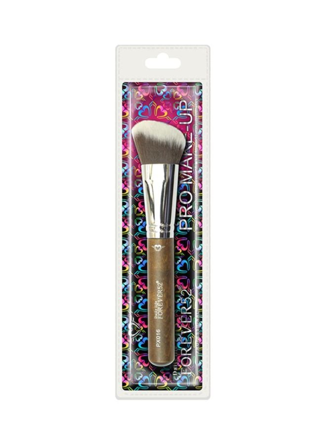 Pro Makeup Brush Brown/Silver