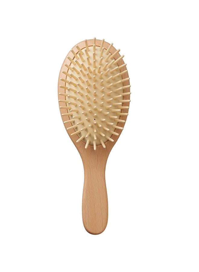 Wooden Hair Brush Beige 23cm