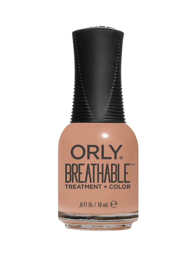 Breathable Treatment Glossy Nail Color Manuka Me Crazy