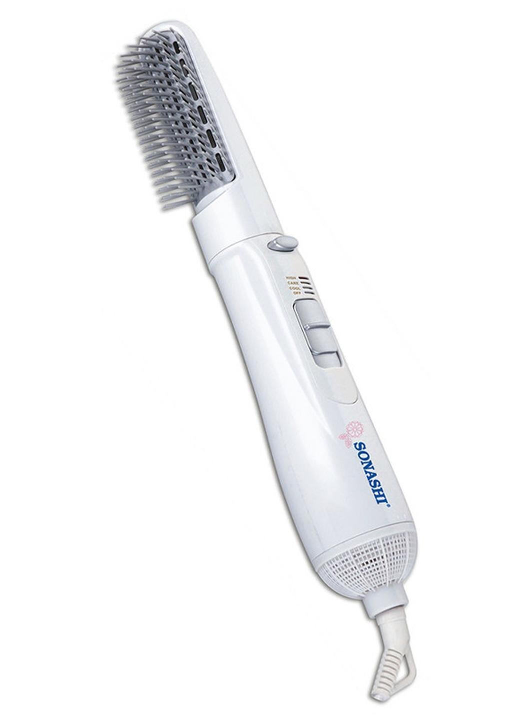 Hair Styler With Detachable Thermal Brush With High Care Cool Off Setting  Featured With 360 Degree Swivel Cord And Overheat Protection  Advanced Heat Technology With Quick HeatUp Time  SHS-2056 White