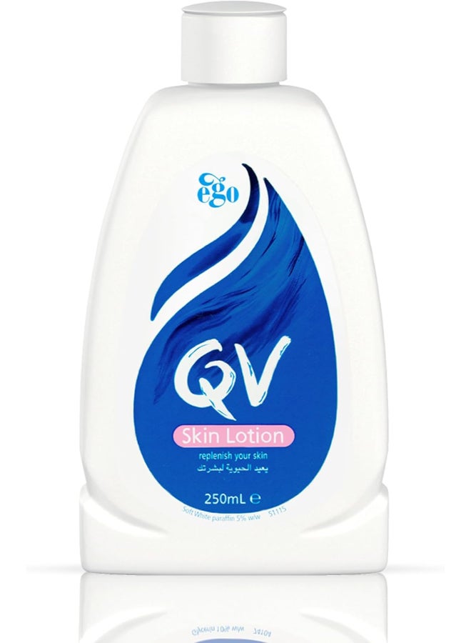 Lightweight Daily Body & Face Moisturising Lotion (250ml) - for Sensitive, Dry, and Itchy Skin - Non-Greasy, 24-Hour Hydration, Dermatological Formula 250ml