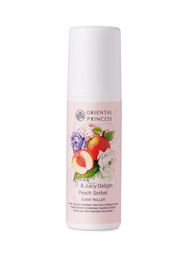 Fresh And Juicy Delight Peach Sorbet Deodorant Scent Roller 70ml