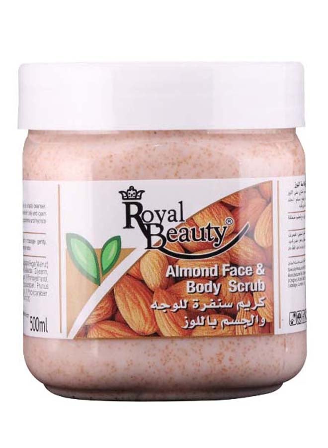 Almond Face And Body Scrub White 500ml