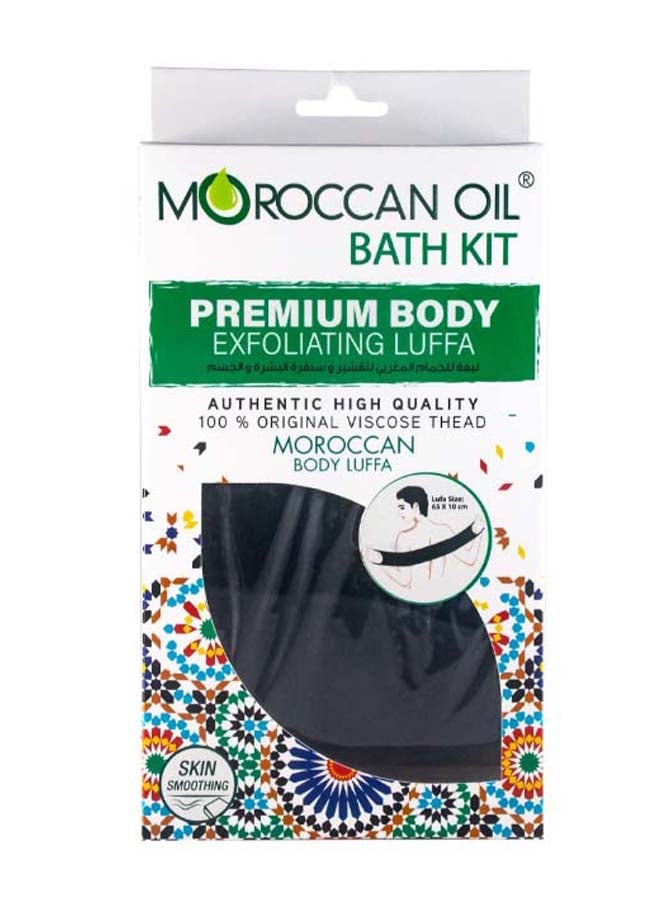 Body Belt Luffa Black