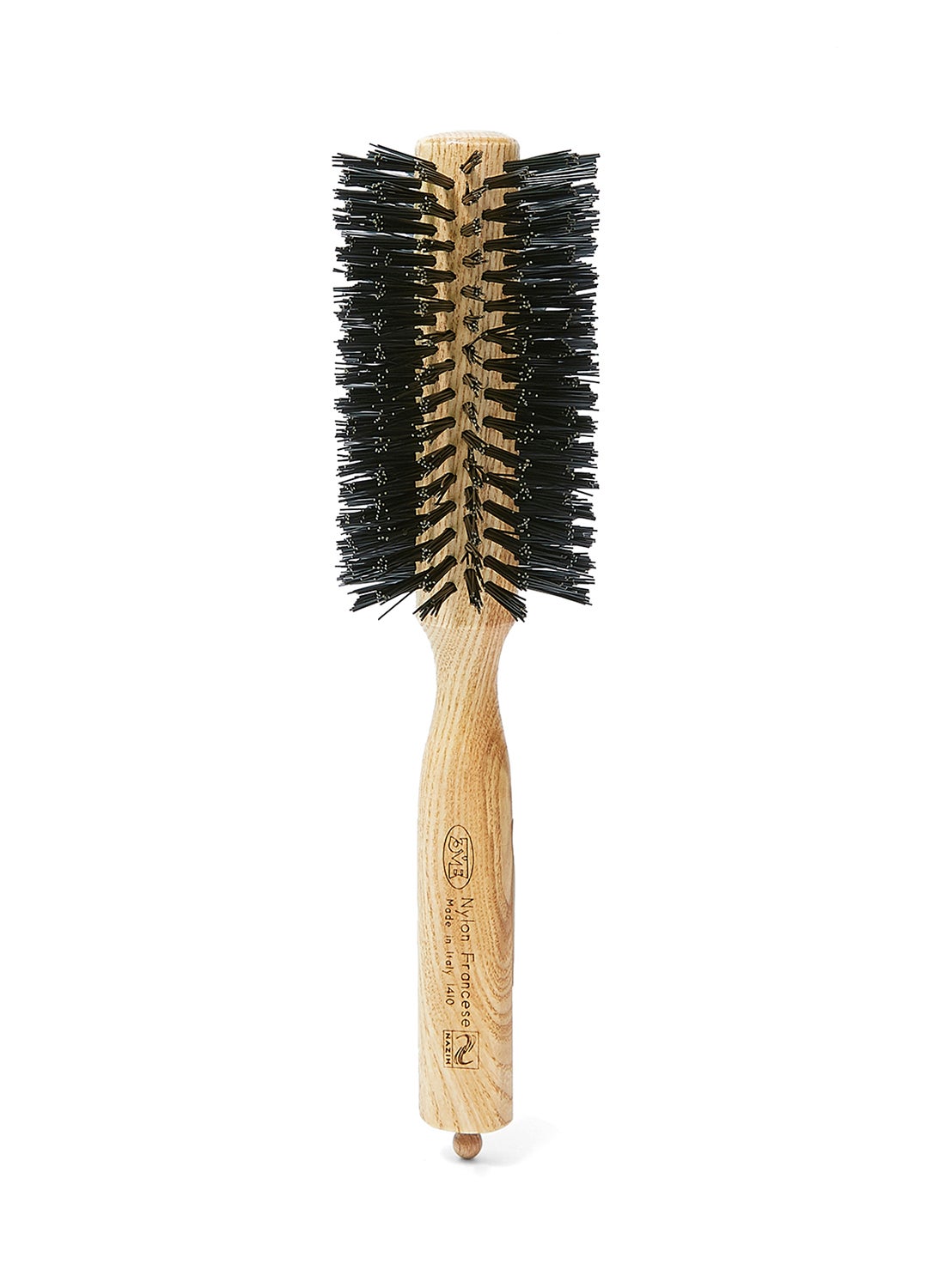 Triangle Natural Handle Bristle Brush Black/Beige 75grams