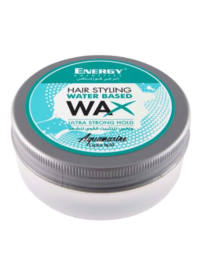 Water-Based Hair Styling Wax With Ultra Strong Hold (Aquamarine) Off-White 100ml
