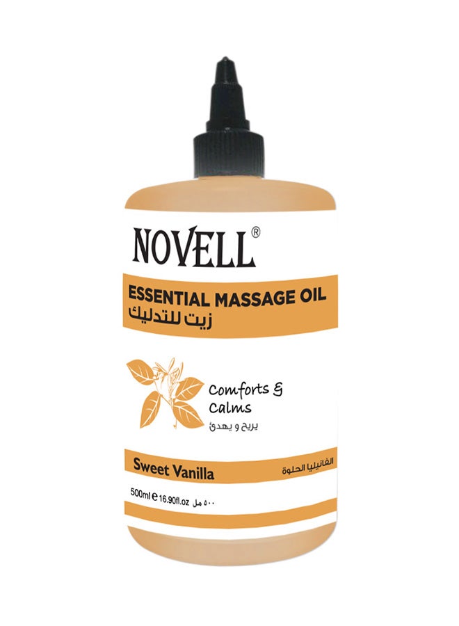 Sweet Vanilla Essential Massage Oil 500ml
