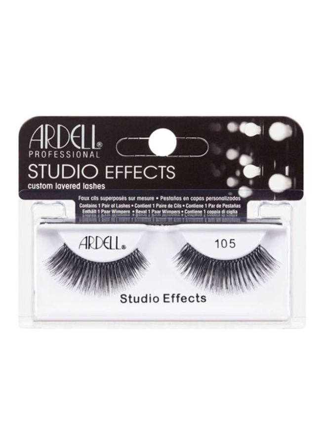 Studio Effects False Eyelashes 105 Black
