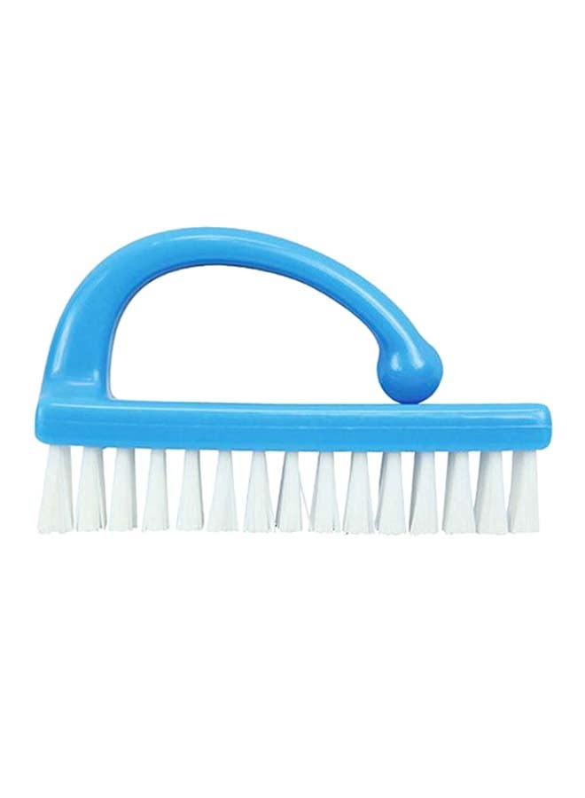 Nail Brush Blue/White