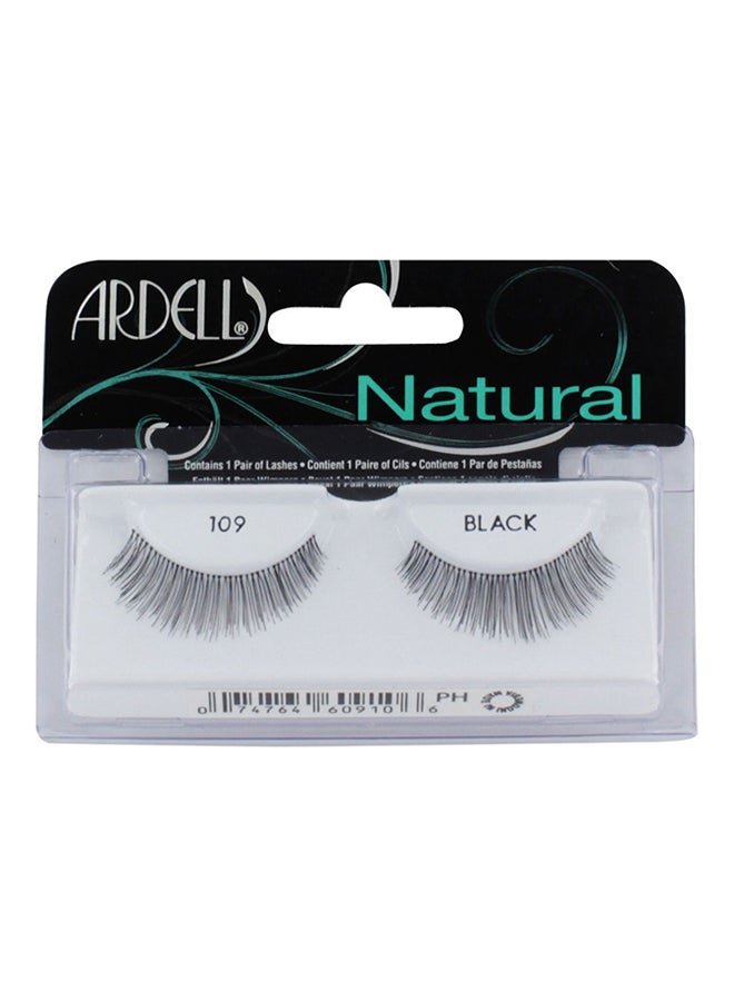 Natural False Eyelashes 109 Demi Black
