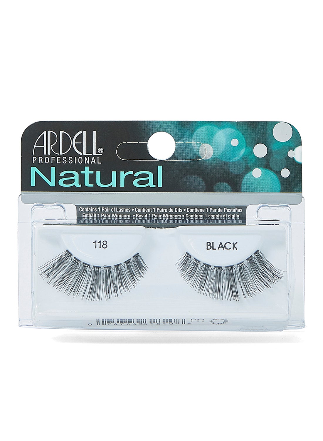 Natural False Eyelashes 118 Black