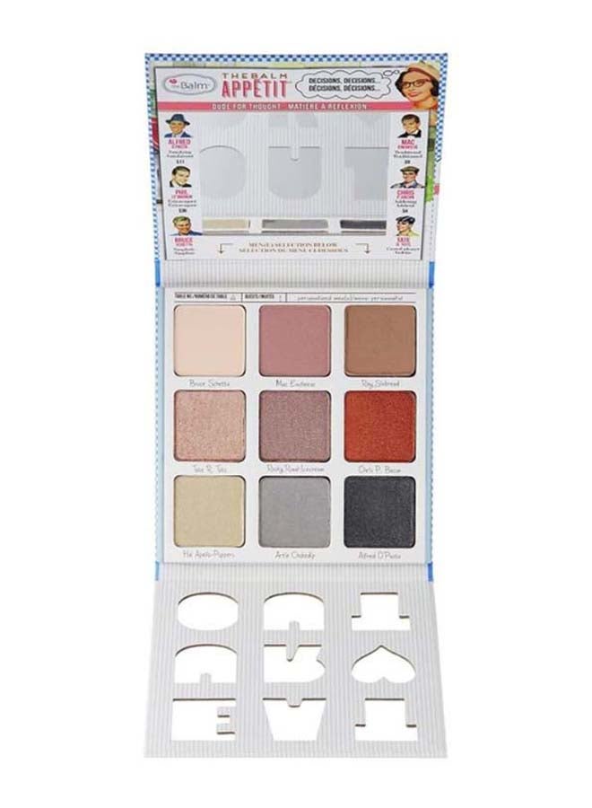 Appetit EyeShadow Palette Grey/Beige/Brown