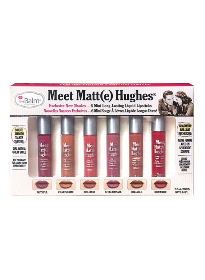 Meet Matt(e) Hughes Liquid Lipstick Set Multicolour