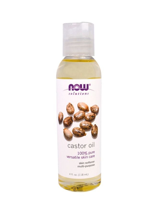 UV Protected Pure Castor Skin Softener Oil Clear 118ml