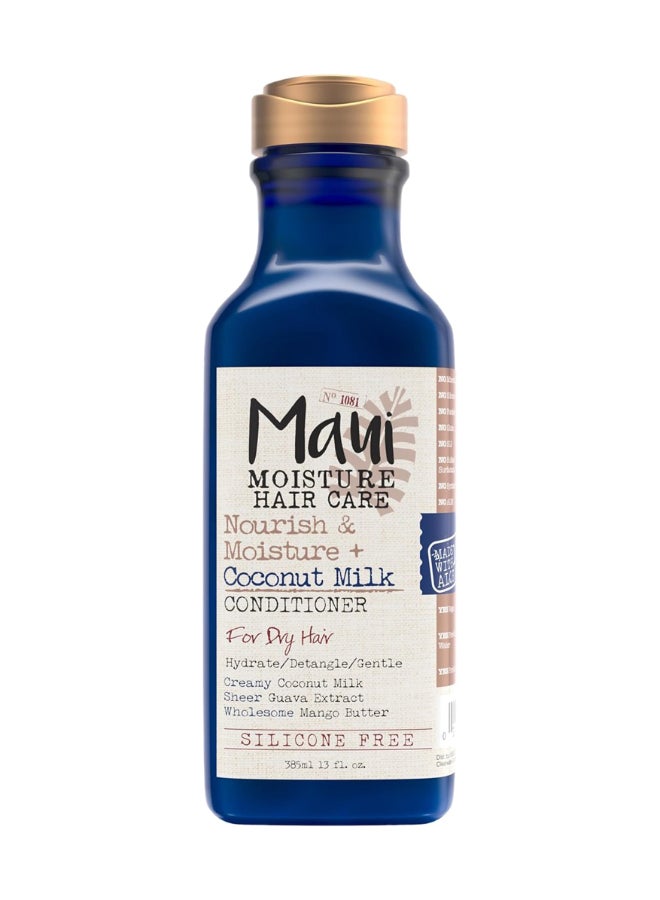 Maui Moisture Hair Care Conditioner, Infused With Coconut Milk, Nourish & Moisture 385ml