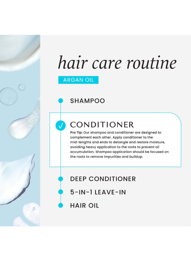 Argan Oil Repairing Conditioner for Dry, Damaged Hair - Softens, Detangles & Protects Against Breakage Argan Oil 1Liters - image 8